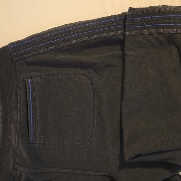 Athleta Black With Blue Stripes Down Side Of The Pants - Picture 4 of 6